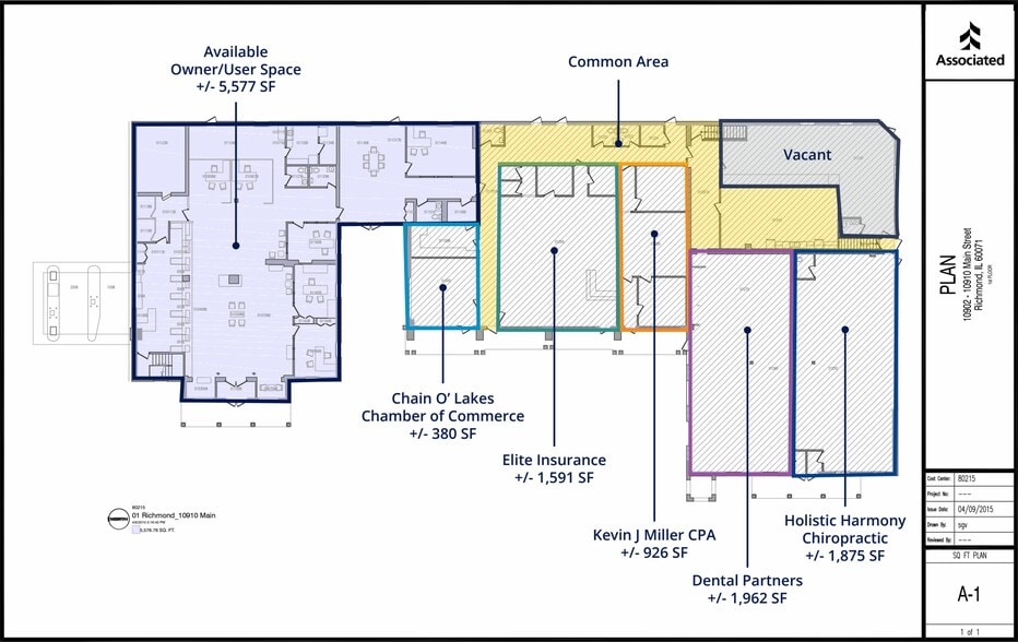 10900-10910 N Main St, Richmond, IL à vendre - Plan d’étage - Image 2 de 2
