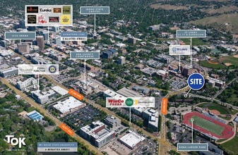 235 E Warm Springs Ave, Boise, ID - Aerial map view
