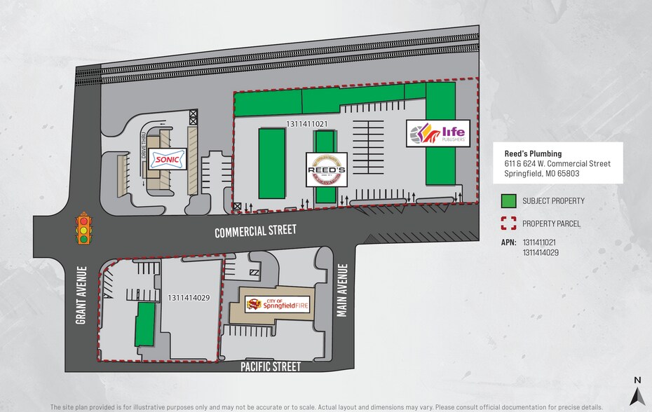 600-611 W Commercial St, Springfield, MO à vendre - Photo du bâtiment - Image 2 de 6