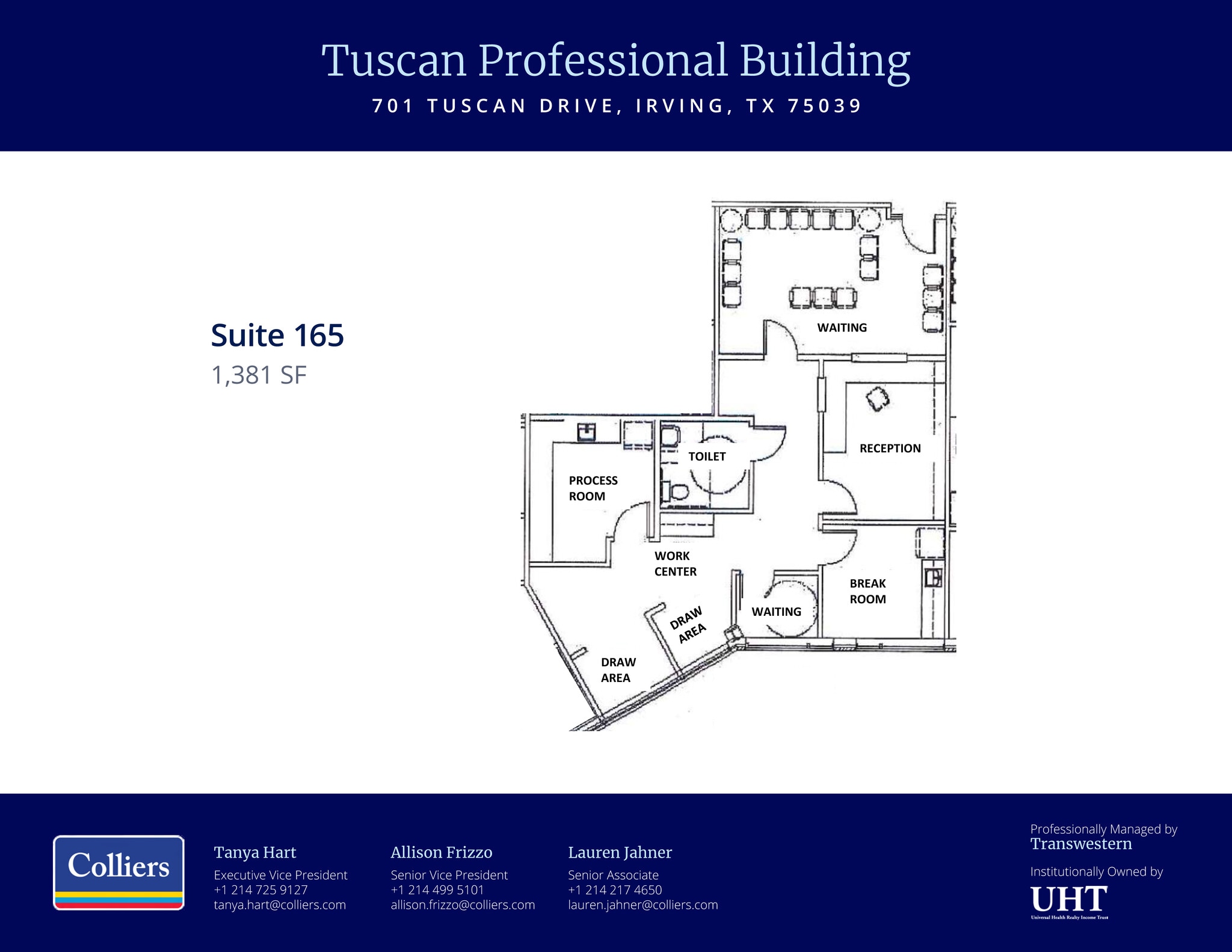 701 Tuscan Dr, Irving, TX for lease Floor Plan- Image 1 of 1