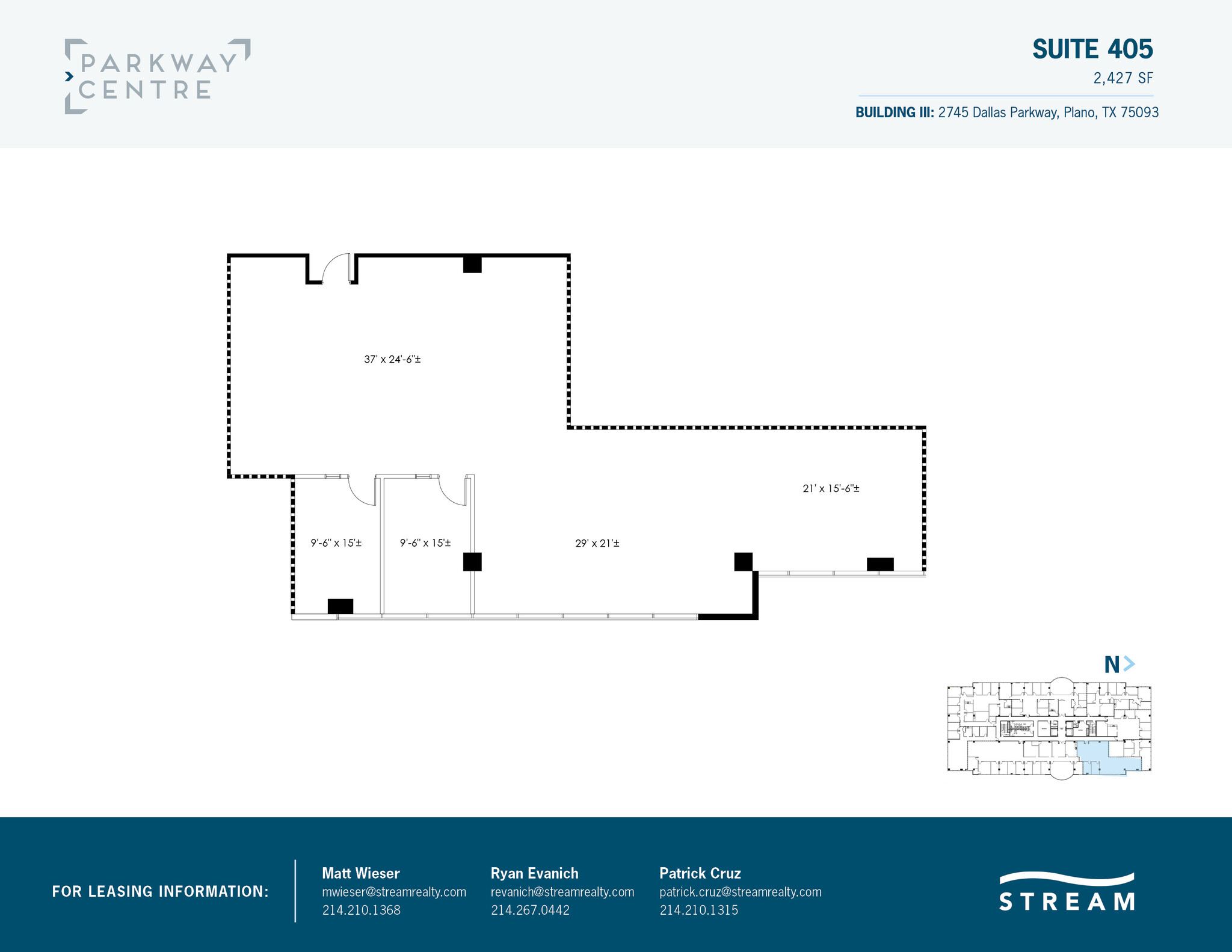 2745 Dallas Pky, Plano, TX à louer Plan d  tage- Image 1 de 2