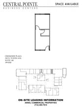 505 N Tustin Ave, Santa Ana, CA à louer Plan d’étage- Image 1 de 1