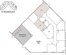 16 Technology Dr, Irvine, CA à louer Plan d’étage- Image 1 de 1