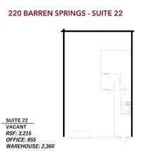221 Barren Springs Dr, Houston, TX for lease Floor Plan- Image 1 of 1