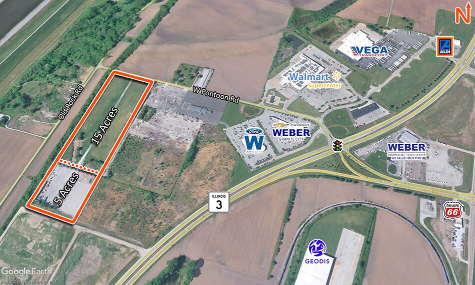 464 W Pontoon Rd, Granite City, IL for lease - Building Photo - Image 1 of 4