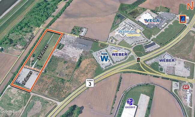 More details for 464 W Pontoon Rd, Granite City, IL - Land for Lease