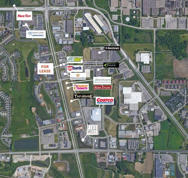 2711 Commerce Dr NW, Rochester, MN à louer - Aérien - Image 3 de 5