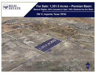 Plus de détails pour FM 11, Imperial, TX - Terrain à vendre