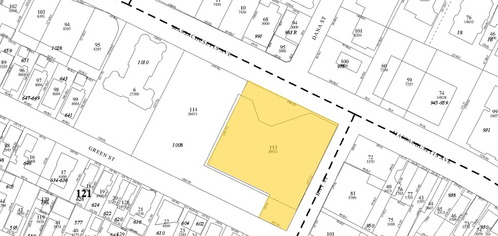 1000 Massachusetts Ave, Cambridge, MA for sale - Plat Map - Image 1 of 1