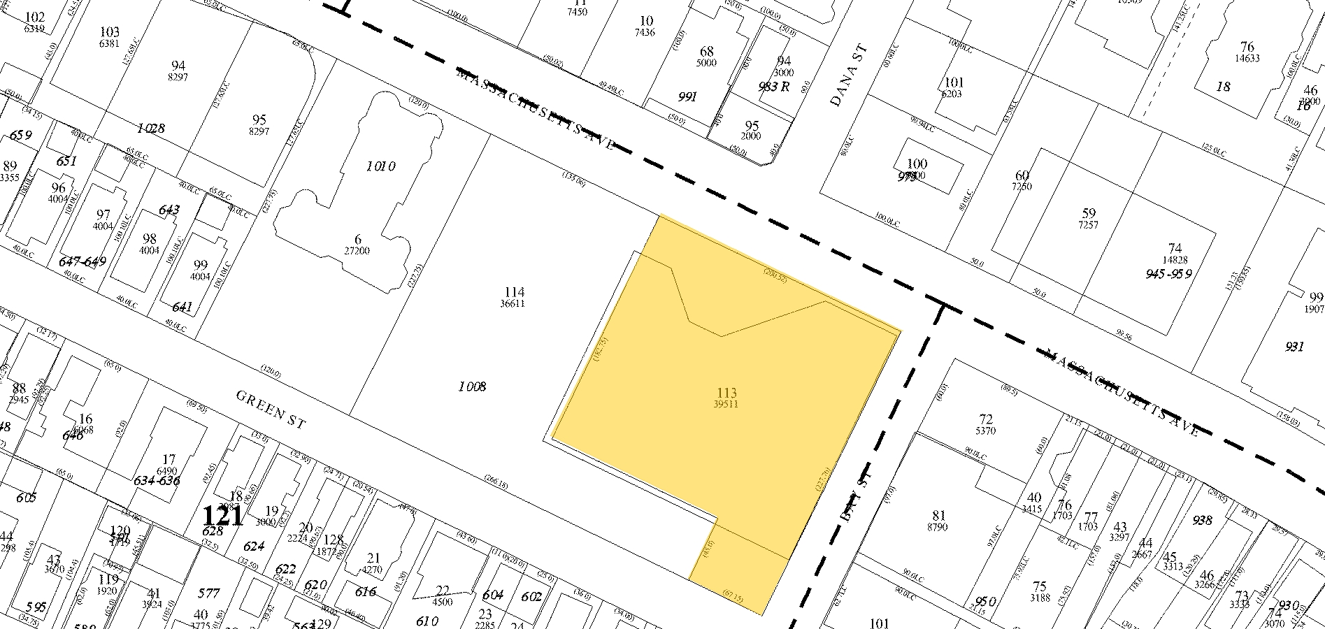 1000 Massachusetts Ave, Cambridge, MA à vendre Plan cadastral- Image 1 de 1