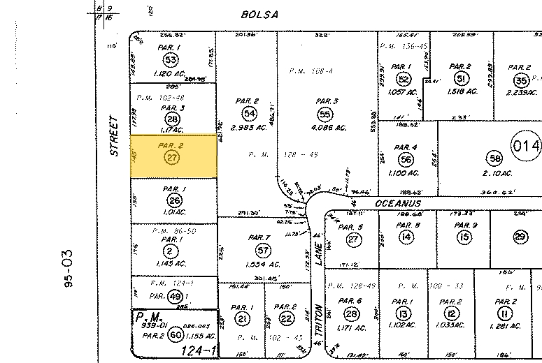 15102 Bolsa Chica St, Huntington Beach, CA for lease - Plat Map - Image 2 of 10