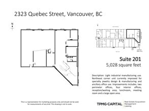 2323 Quebec St, Vancouver, BC à louer Plan de site- Image 1 de 1