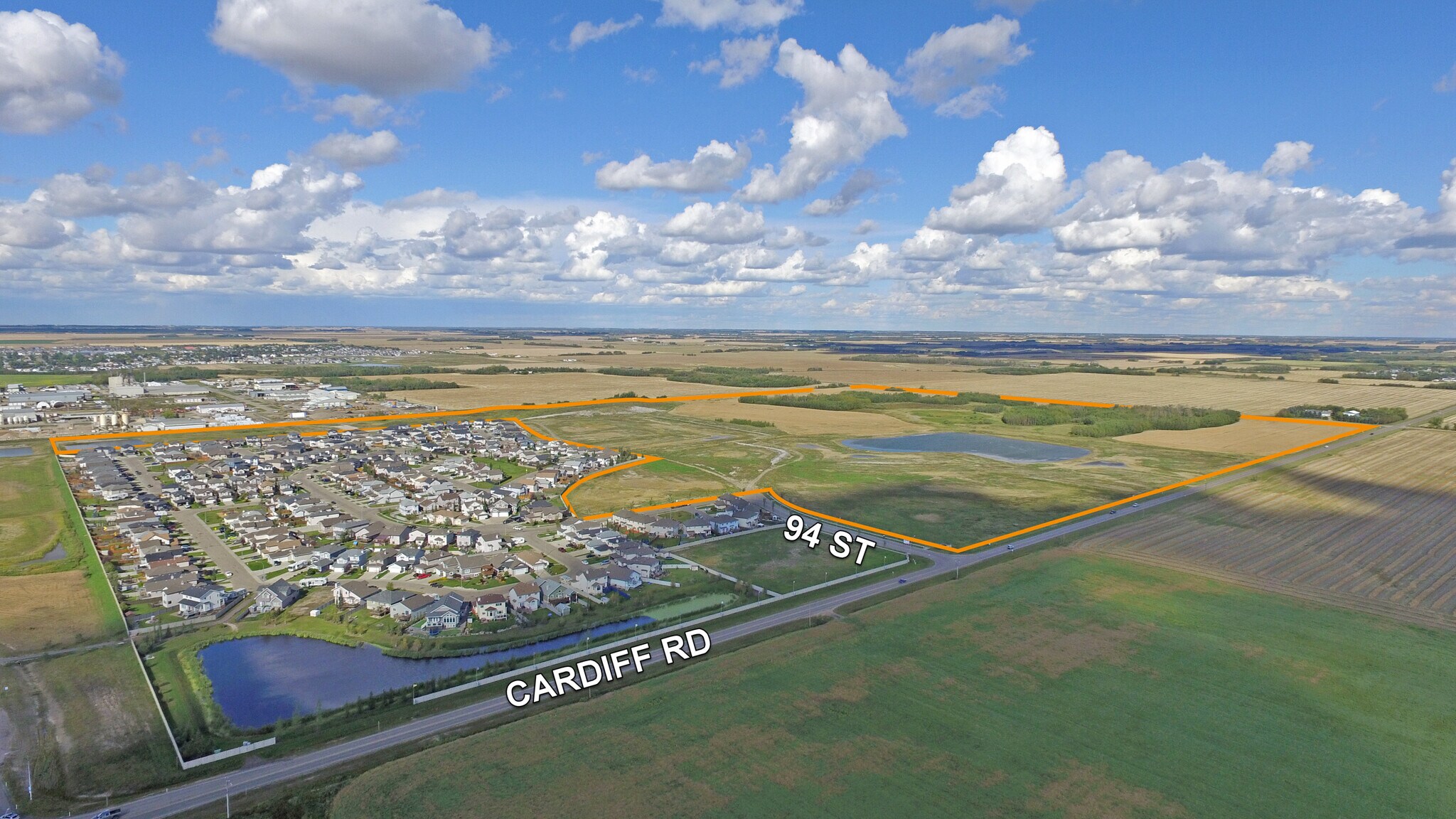 0 Cardiff Rd, Morinville, AB for sale Aerial- Image 1 of 1