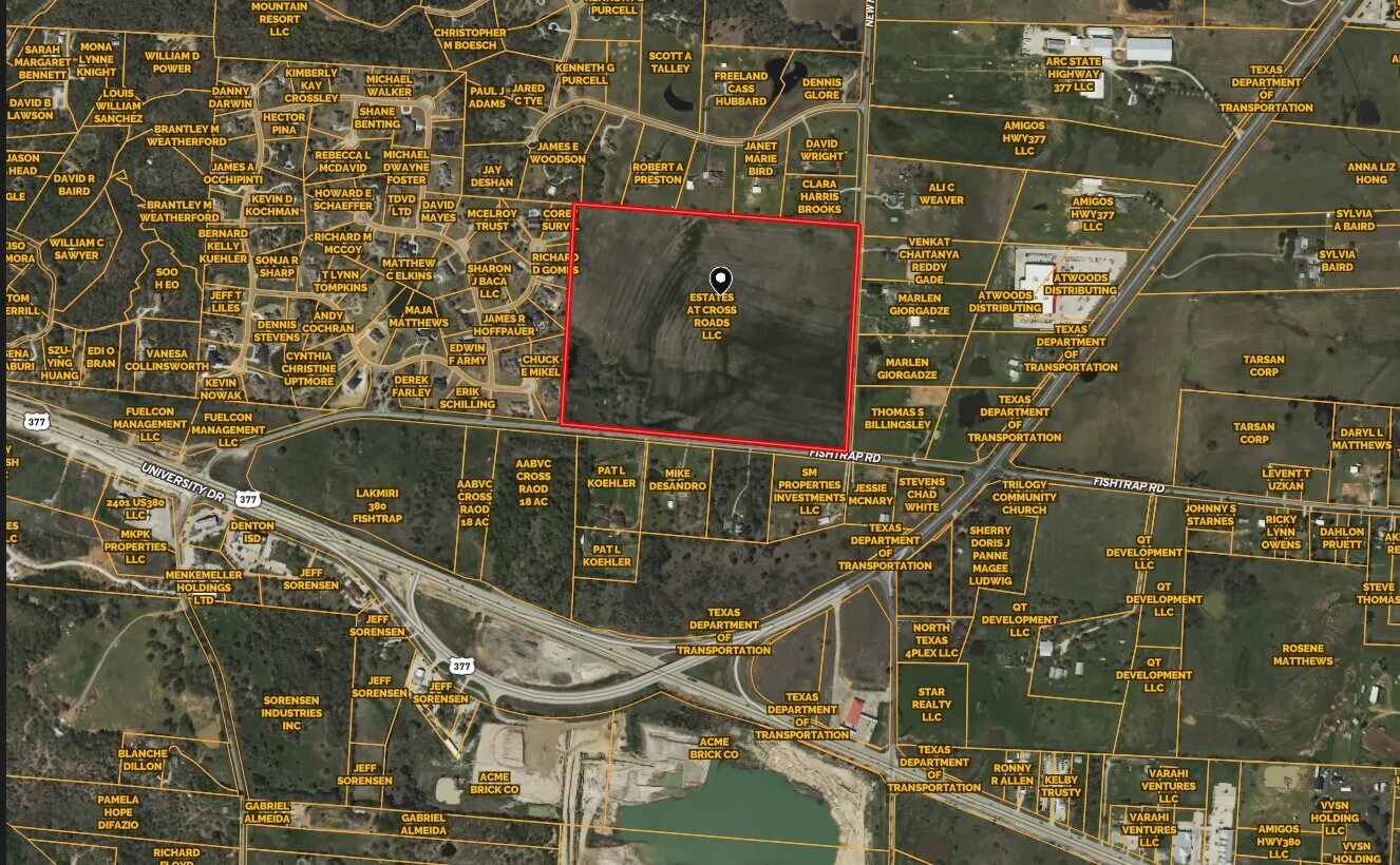 NewHope and Fishtrap road rd, Cross Roads, TX à vendre Photo principale- Image 1 de 2
