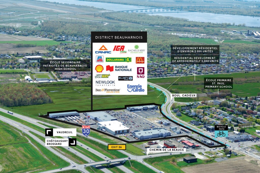 534 Boul Cadieux, Beauharnois, QC à louer Plan de site- Image 1 de 13