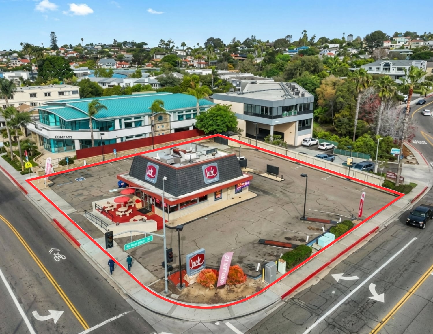 1967 San Elijo Ave, Cardiff By The Sea, CA for lease Aerial- Image 1 of 3