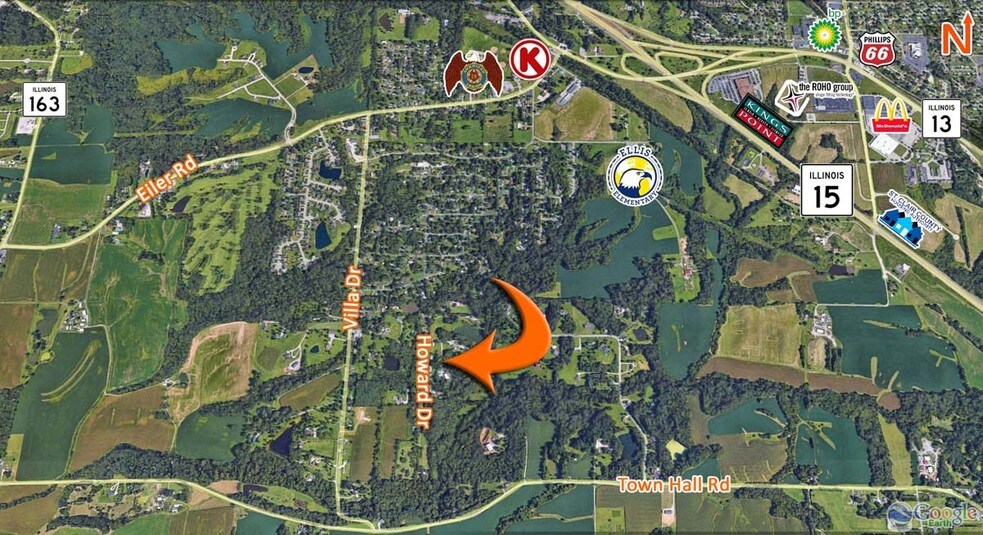 102 Howard Dr, Belleville, IL à vendre - Aérien - Image 3 de 3