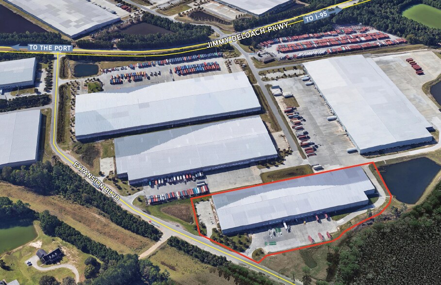 500 Expansion Blvd, Port Wentworth, GA à louer - Photo du bâtiment - Image 1 de 4