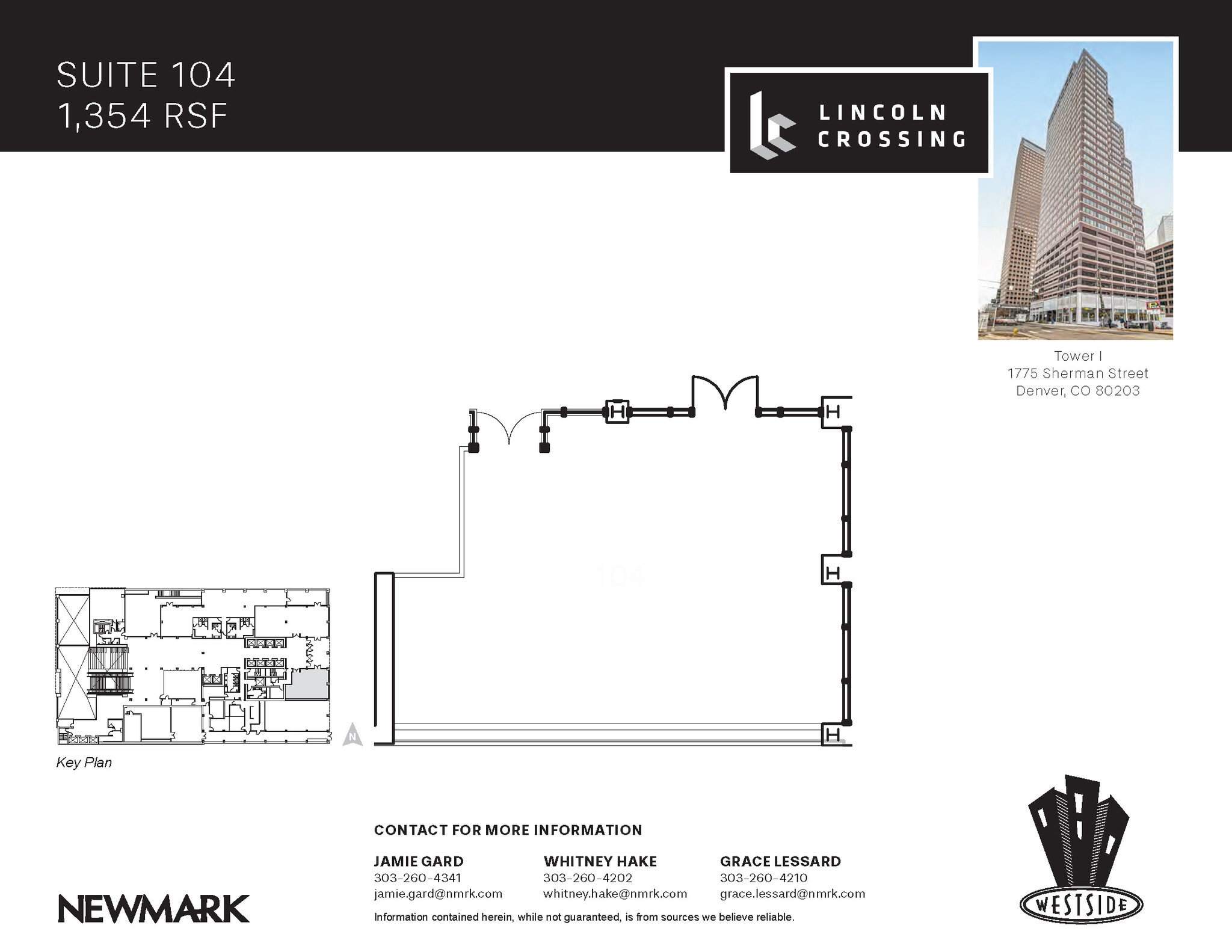 1775 Sherman St, Denver, CO for lease Floor Plan- Image 1 of 1