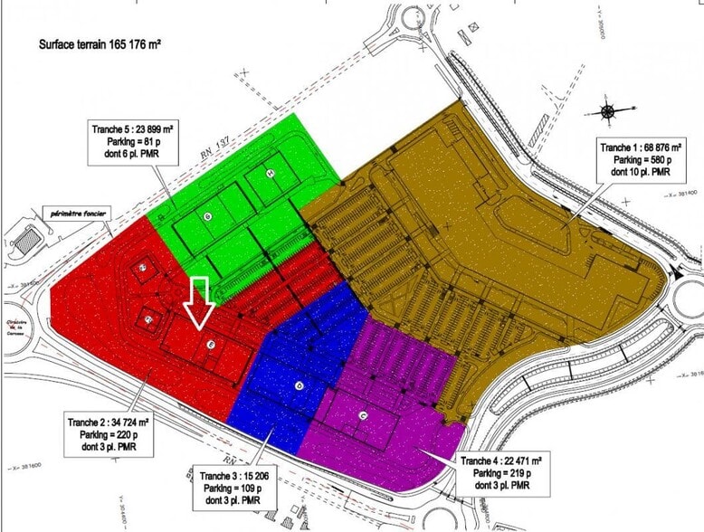 Retail in SAINT-ANDRÉ-DE-CUBZAC for lease - Site Plan - Image 3 of 4