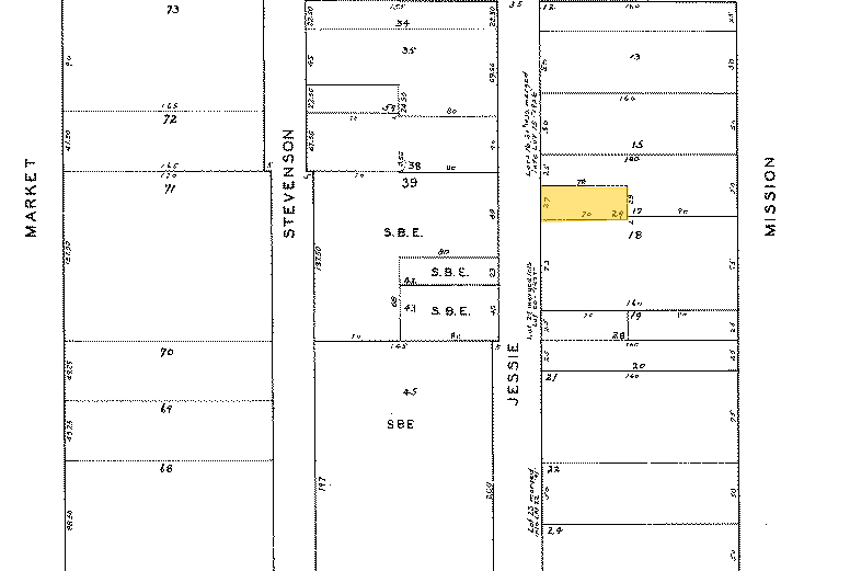 471 Jessie St, San Francisco, CA à louer - Plan cadastral - Image 2 de 15