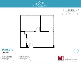 2860 S River Rd, Des Plaines, IL à louer Plan d’étage- Image 1 de 1