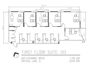 265 Exchange Dr, Crystal Lake, IL à louer Plan de site- Image 2 de 6