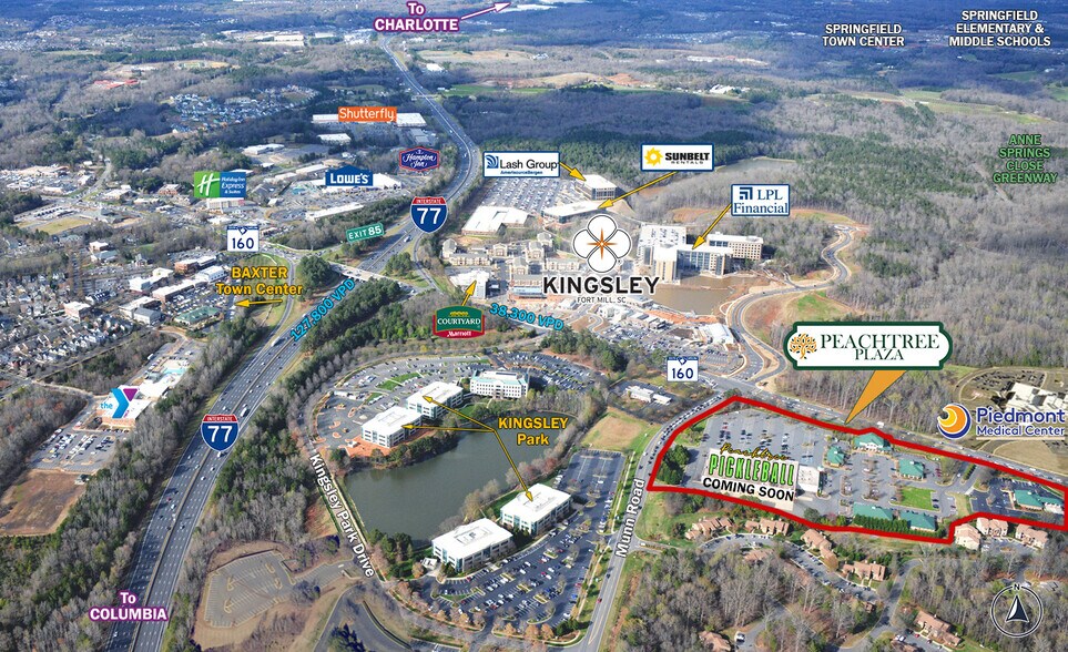 302-310 Springcrest Dr, Fort Mill, SC à louer - Photo du bâtiment - Image 2 de 4