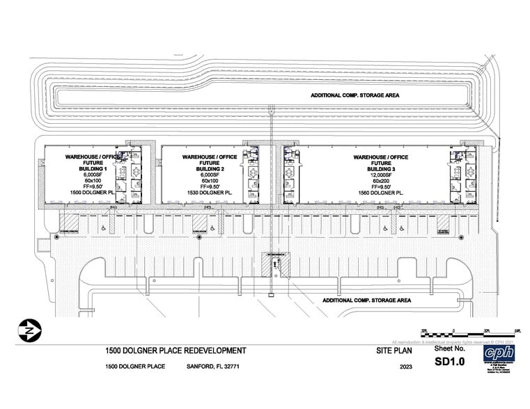 1560 Dolgner Pl, Sanford, FL for lease - Floor Plan - Image 2 of 2