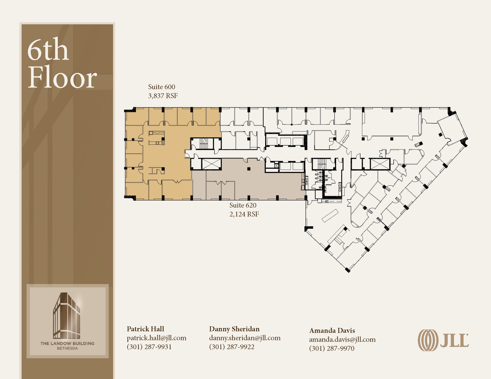 7910 Woodmont Ave, Bethesda, MD à louer Plan d’étage- Image 1 de 1