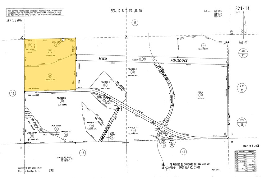 19203 Cajalco Rd, Perris, CA for sale - Plat Map - Image 3 of 15