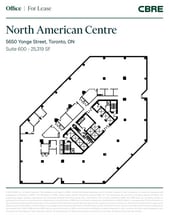 5650 Yonge St, Toronto, ON for lease Floor Plan- Image 1 of 1