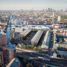 Empson St, Londres, LND - Aérien  Vue de la carte