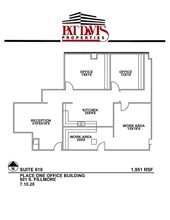 801 S Fillmore St, Amarillo, TX for lease Floor Plan- Image 1 of 1