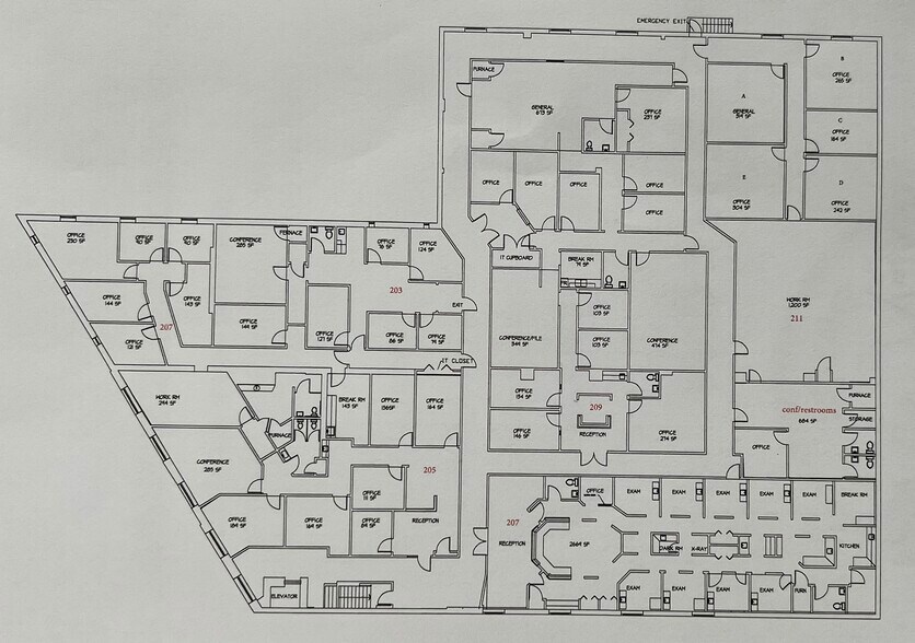 105-115 S Grove Ave, Elgin, IL à louer - Plan d’étage - Image 2 de 19