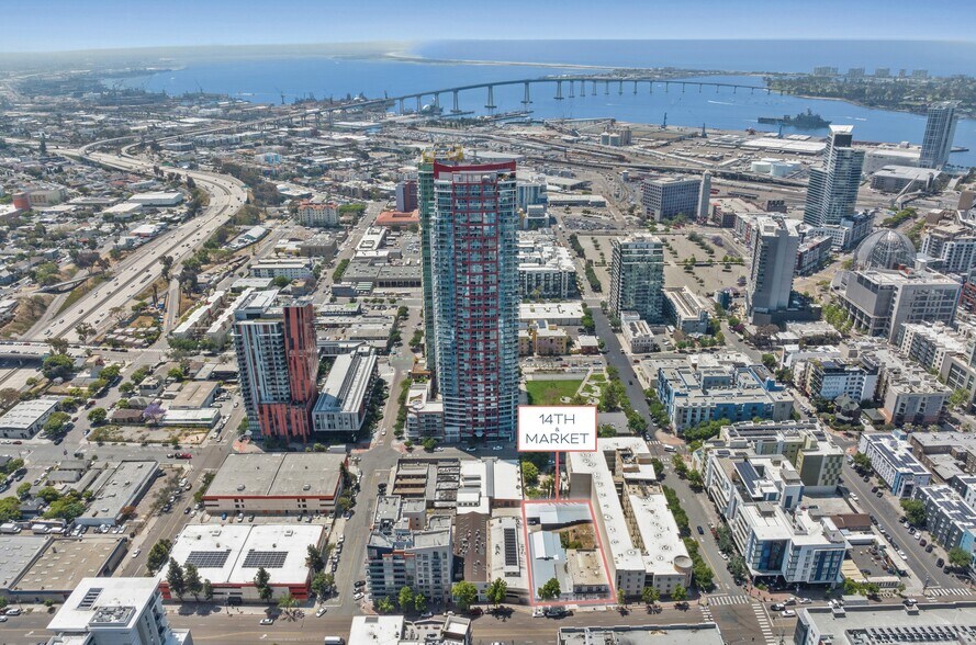 1425-1433 Market St, San Diego, CA à vendre - Photo du bâtiment - Image 2 de 7