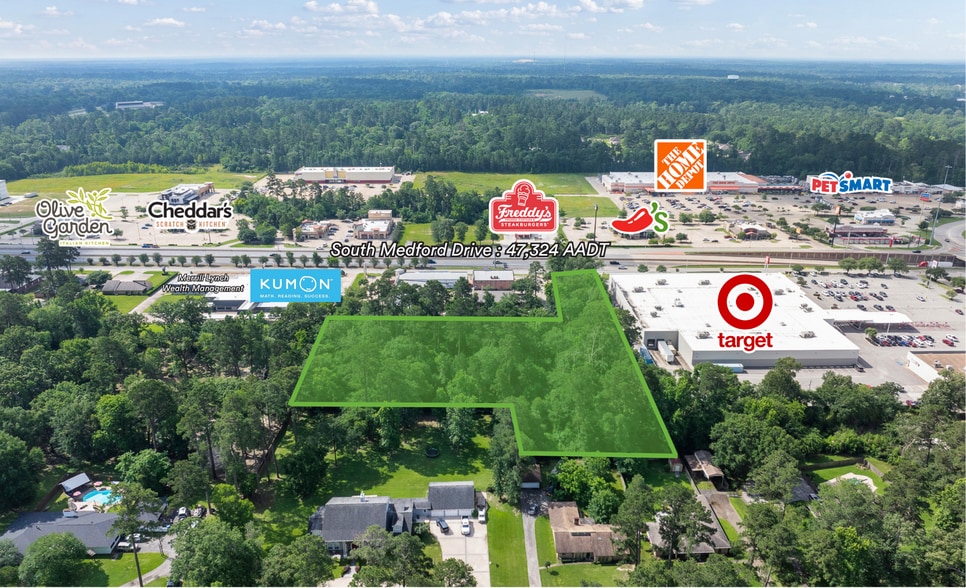 Off Loop 287 South Medford Drive, Lufkin, TX for sale - Aerial - Image 1 of 21