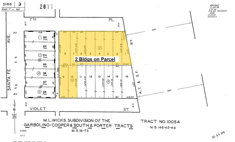 2118-2140 E 7th Pl, Los Angeles, CA for lease - Plat Map - Image 2 of 23
