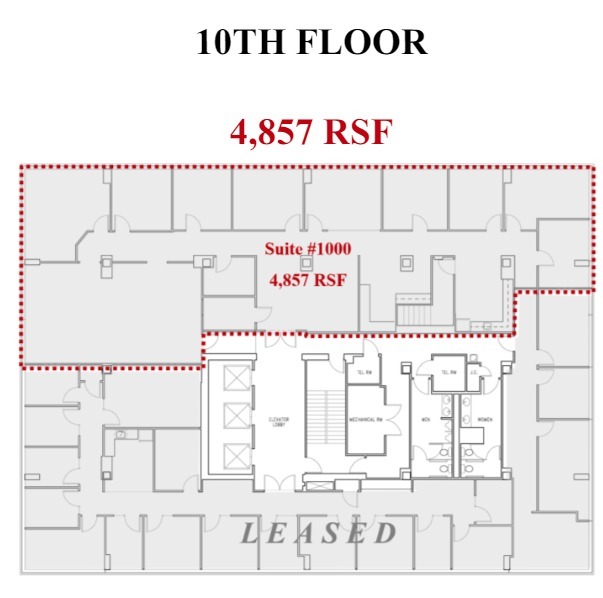 8737 Colesville Rd, Silver Spring, MD à louer Plan d  tage- Image 1 de 1