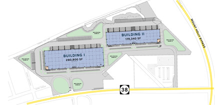 1517 Route 38, Hainesport, NJ à louer Plan de site- Image 2 de 2