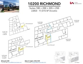 10200 Richmond Ave, Houston, TX for lease Floor Plan- Image 2 of 3