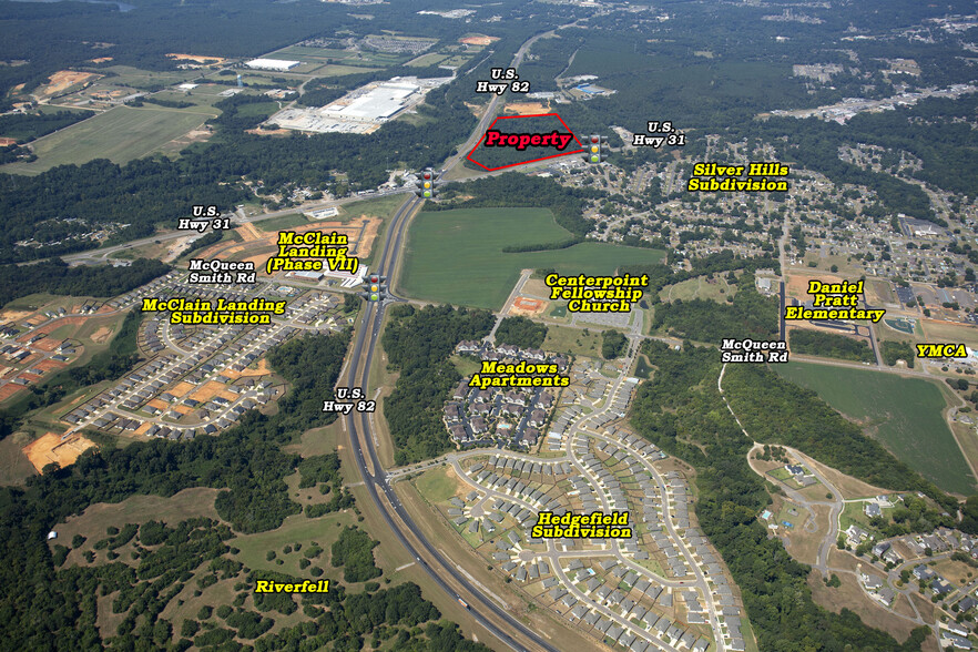 US Highway 31 & 82, Prattville, AL à vendre - Photo du bâtiment - Image 1 de 5