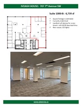 707 7th Ave SW, Calgary, AB for lease Floor Plan- Image 2 of 2