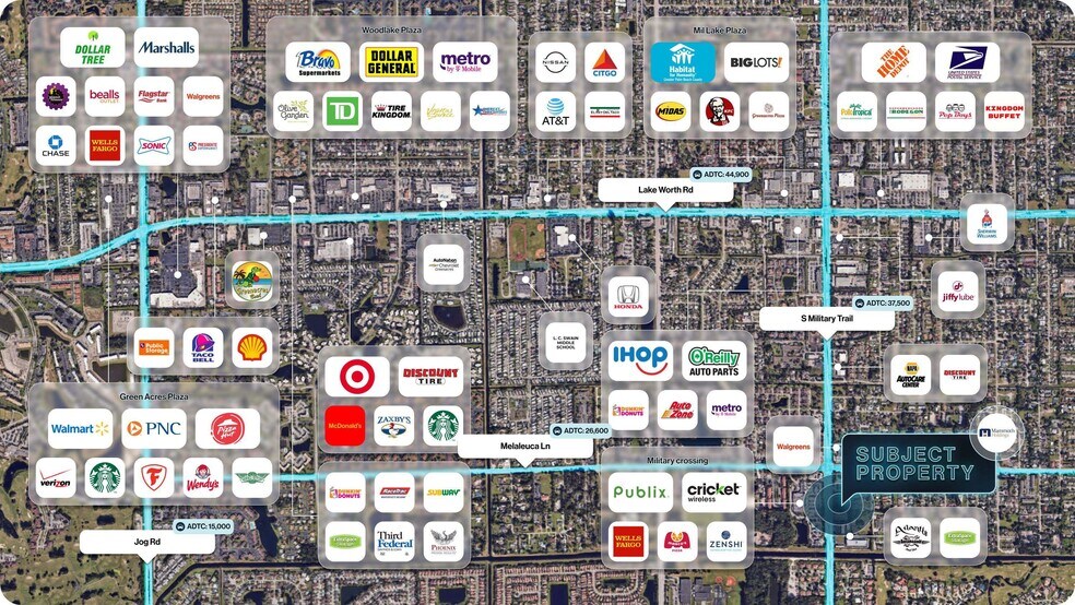 4866 Military trl, Greenacres, FL à vendre - Aérien - Image 2 de 2