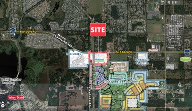 CR 466, Lady Lake, FL - AERIAL map view