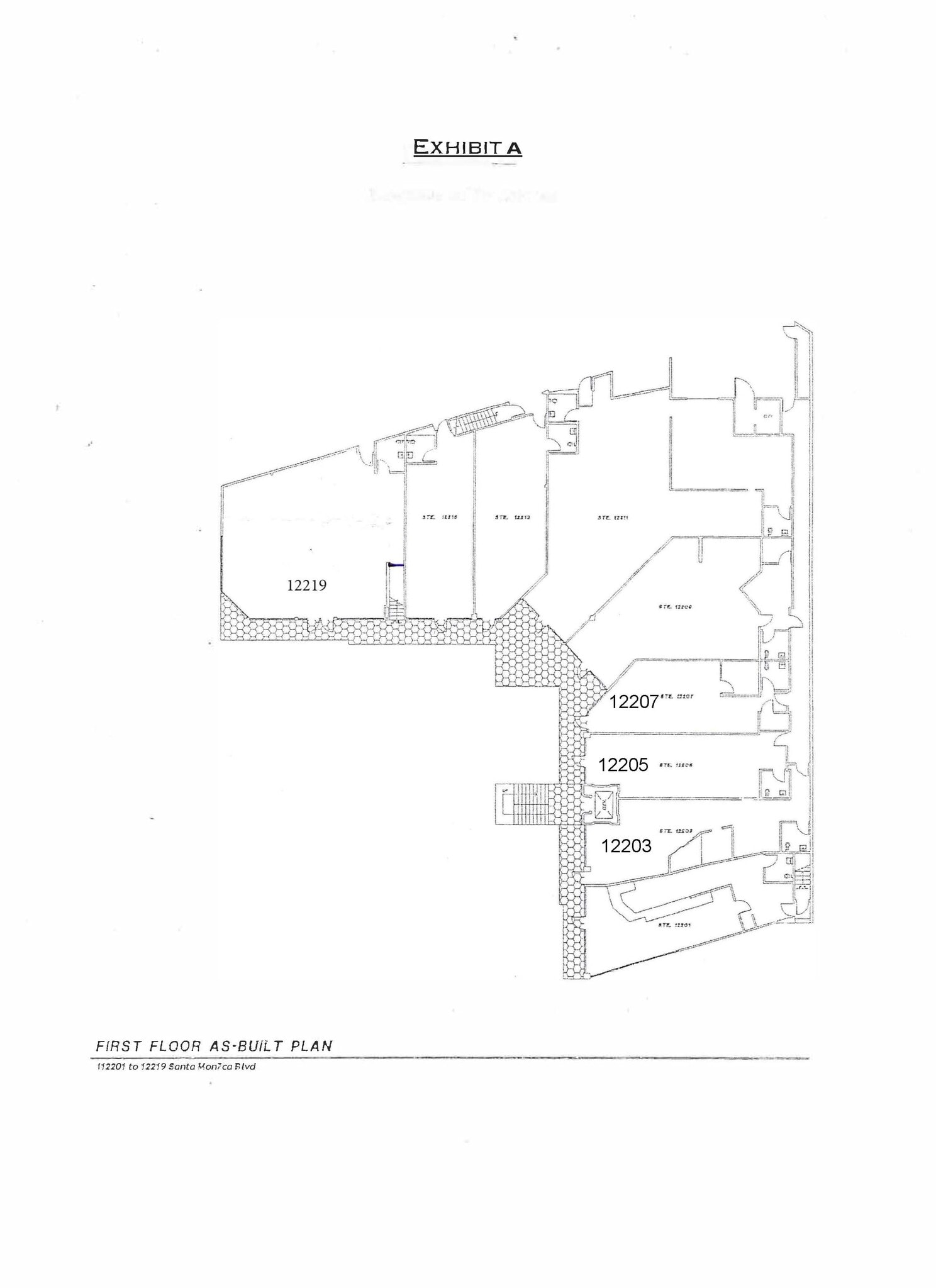 12201-12219 Santa Monica Blvd, Los Angeles, CA for lease Floor Plan- Image 1 of 1
