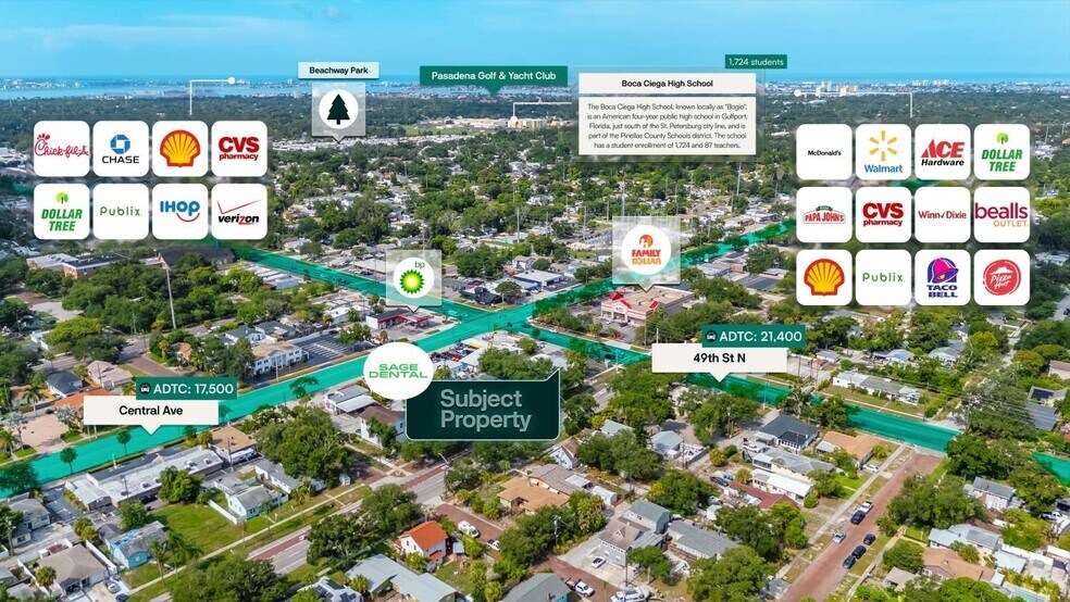 4850 1st Ave N, Saint Petersburg, FL à vendre - Photo du bâtiment - Image 2 de 3