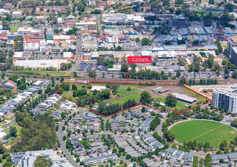 10 The Crescent, Penrith for sale - Aerial - Image 3 of 4