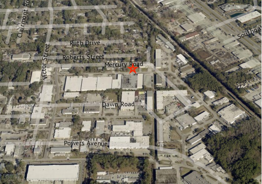 0 Mercury Rd, Jacksonville, FL à louer - Aérien - Image 2 de 2