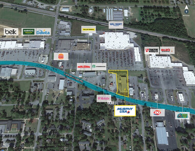 1305 E 16th Ave, Cordele, GA à vendre - Photo du bâtiment - Image 2 de 6